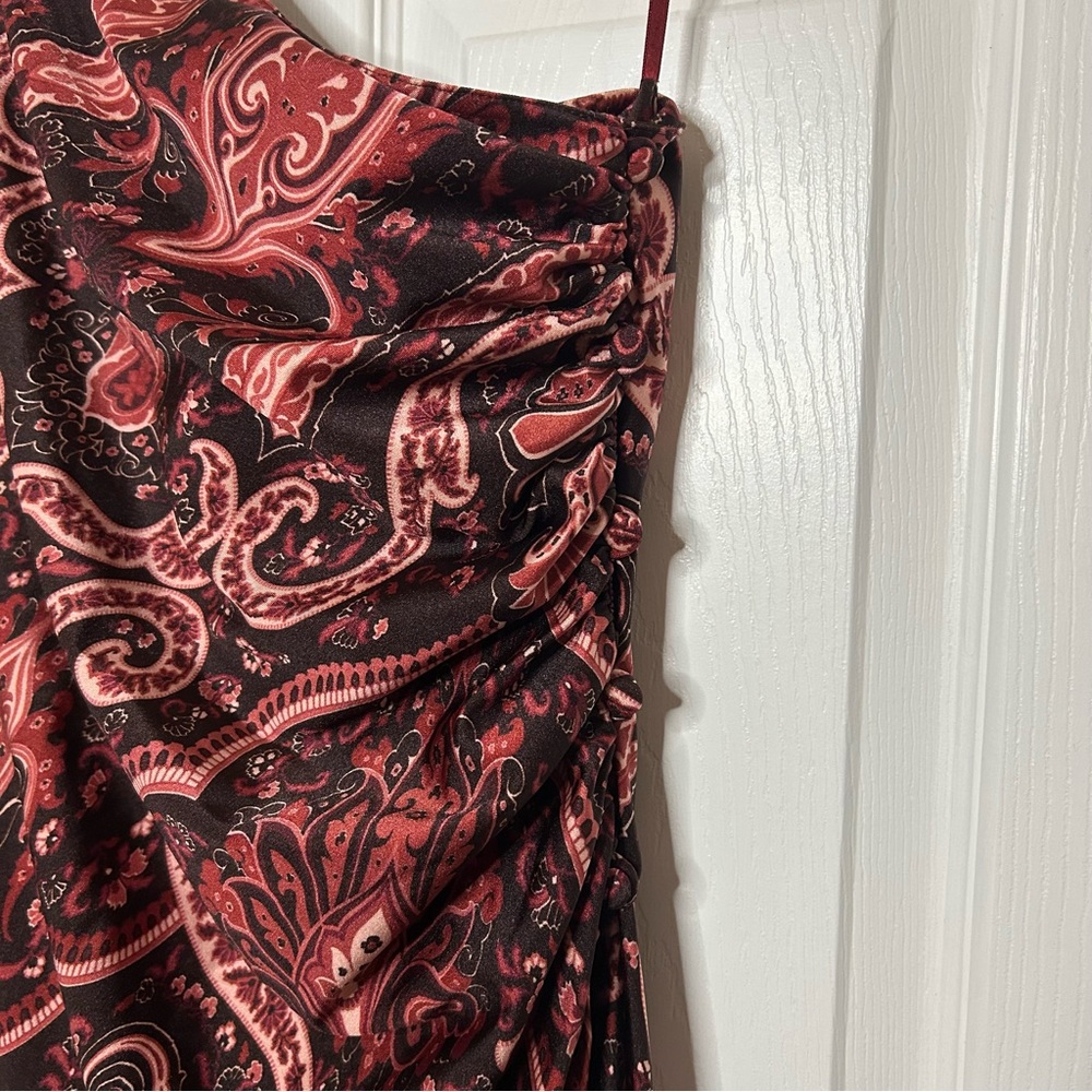 Etro Paisley Print One Shoulder Dress - Picture 8 of 16